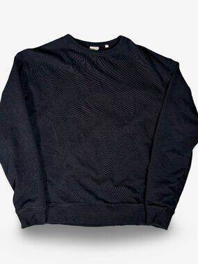 Kotn Basic Black Egyptian Cotton Sweatshirt